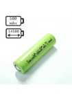 Аккумулятор 14500 3,7V 500mAh Li-ION (R06) (AA) плоский плюс