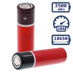  18650 3500мАч аккумулятор Орбита 10A, 1шт