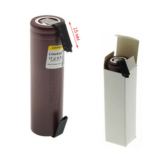 18650 LiitoKala 3000mAh аккумуляторная батарея Lii-HG2 с выводами под пайку
