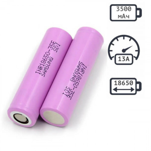 18650 Samsung 3500mAh аккумуляторная батарея INR18650-35E