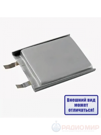 Литий-полимерный аккумулятор 9.9х47х51мм (3.7В, 3000мАч)