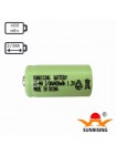 Аккумулятор 2/3AA 400мАч Ni-Mh SunRising