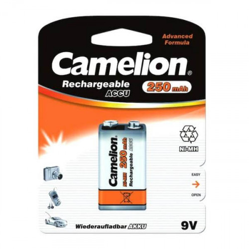 Аккумулятор 6F22 Крона Camelion 200mAh