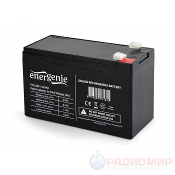 Аккумулятор для ИБП, 12В, 9Ач Energenie BAT-12V9AH