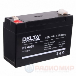 4В аккумулятор 3,5Ач Delta DT 4035