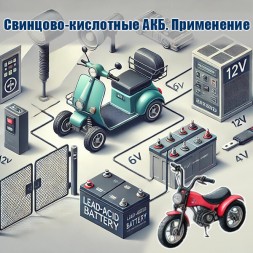 4В аккумулятор 3,5Ач GoPower LA-435