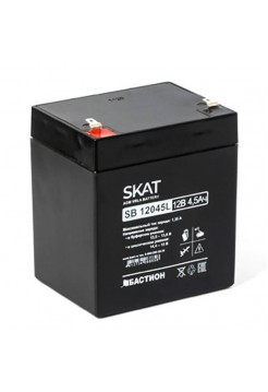 12В аккумулятор  4,5Ач SKAT SB 12045L