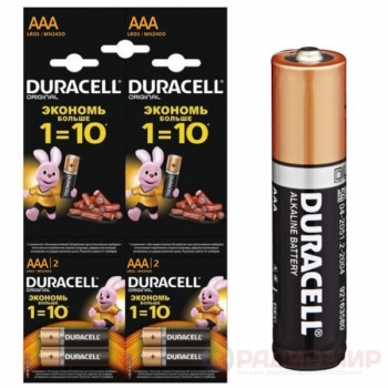 Батарейка AAA (LR3) Duracell