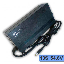 Зарядное устройство для Li-ion 13S, 54.6В 1А (5.5×2.1 мм)