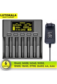 Зарядное устройство  1.2В/3.7В LiitoKala Lii-S6