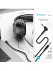 Кабель AUX Borofone BL10 2м с угловым разъемом для телефона, авто и колонок