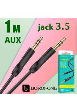 кабель 3,5 jack AUX 1м Borofone BL16
