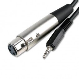 кабель XLR female - 3.5 jack 1.5м Premier