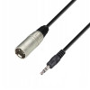 Кабель XLR 3-pin штекер на джек 3.5 стерео Premier