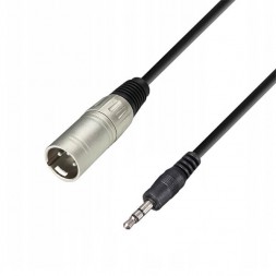 кабель XLR male - 3.5 jack 1.5м