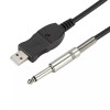 Кабель-переходник джек 6.3 на USB