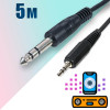 Кабель Jack 6.3 - mini Jack 3.5, стерео, 5 метров, Premier 5-142-2