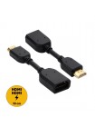 Кабель HDMI папа - HDMI мама длина 0.1м 10см удлинитель E8