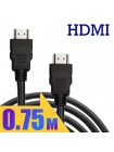 Кабель HDMI ⇄ HDMI 0.75м