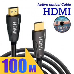HDMI кабель 100 м (2.1, 8K/60Гц, 4K/144Гц) AOC