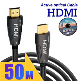 HDMI кабель 50 м (2.1, 8K/60Гц, 4K/144Гц) AOC