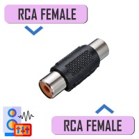 переходник RCA "гн" - RCA "гн", "монокль"