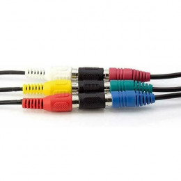 переходник 3RCA гн на 3RCA гн, "тринокль"