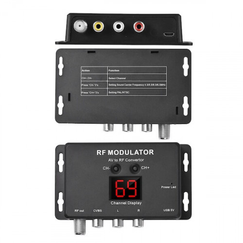 Модулятор AV RCA на RF ТВ (UHF) М60