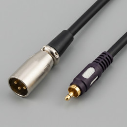 переходник XLR "шт" - RCA "шт" 30см