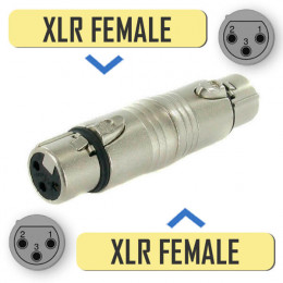 переходник XLR "гн" - XLR "гн"
