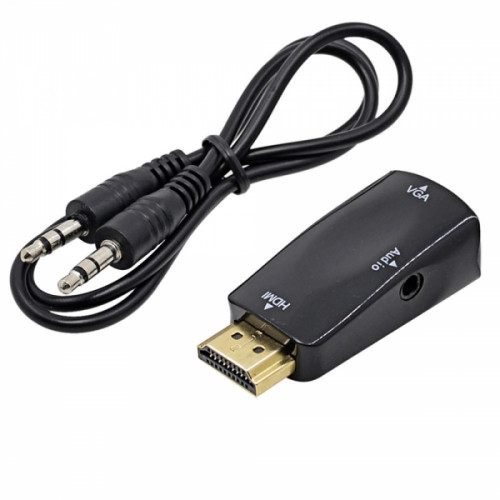 Переходник HDMI-VGA (адаптер HDMI — VGA) для монитора и проектора