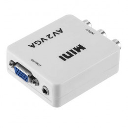 Переходник RCA→VGA (AV-to-VGA) 5V USB