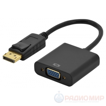 Переходник DisplayPort (штекер) - VGA (гнездо)