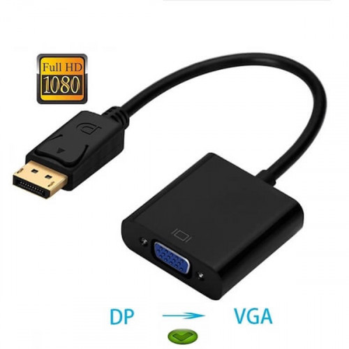 Переходник DisplayPort (штекер) - VGA (гнездо)