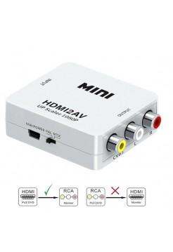 Конвертер переходник HDMI→RCA (HDMI to AV)