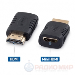 переходник mini HDMI(f) → HDMI(m) переходник mini HDMI(f) → HDMI(m)
