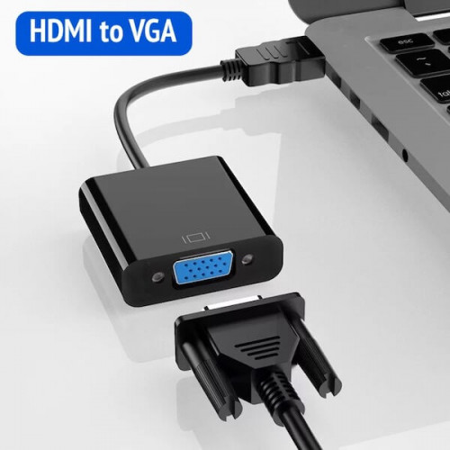 Переходник HDMI → VGA (HDMI to VGA) — компактный видеоадаптер AVW23