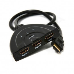 HDMI переключатель 3 входа → 1 выход, кабель
