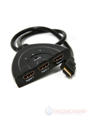 Коммутатор HDMI 3 устройства  -> 1 монитор OT-AVW26