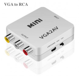 Переходник VGA → RCA (активный, USB питание)