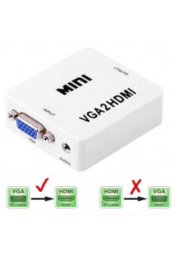 Конвертер переходник VGA→HDMI (VGA to HDMI)