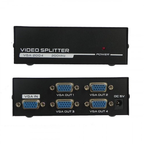 Разветвитель сплиттер делитель VGA 1х4, 5-873-4