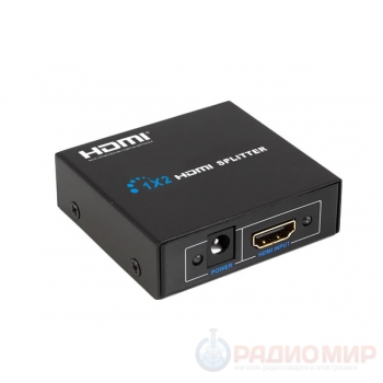 Разветвитель сплиттер (splitter) HDMI активный на 2 выхода 5-872