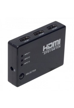 переключатель HDMI 3→1 с ИК пультом 3T01