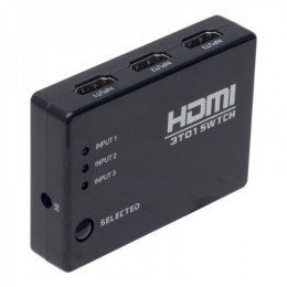 HDMI переключатель 3 входа → 1 выход, пульт