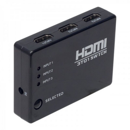 HDMI switch на 3 входа и 1 выход с пультом ДУ 3T01