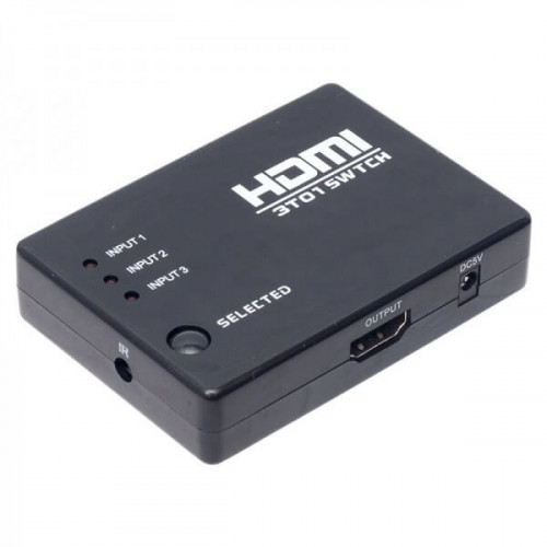 HDMI switch на 3 входа и 1 выход с пультом ДУ 3T01