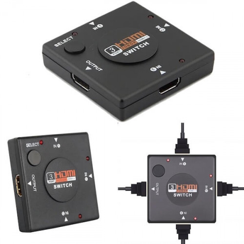 Коммутатор HDMI 3 входа  -> 1 выход (HDMI Switch)