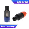 Разъем SpeakON (спикон) штекер, 2 контакта, на кабель, (68мм) Premier 1-580