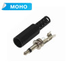 Cтерео / моно разъем mini jack 3,5 мм, под пайку, пластиковый корпус